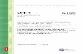 UIT-T Rec. G.1020 (07/2006) Definición de parámetros de ...