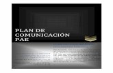 PLAN DE COMUNICACIÓN PAE - apps.uniamazonia.edu.co