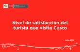 Nivel de satisfacción del turista que visita Cusco