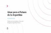 Ideas para el futuro de la Argentina