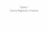 Clases I Cocina Regional y Creativa