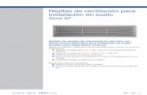 Rejillas de ventilación para instalación en suelo – Serie AF