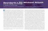 Sir Michael Atiyah - Universitat de València