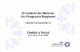 El Control de Malaria: Un Programa Regional