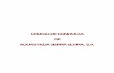 CÓDIGO DE CONDUCTA DE AGUAS VEGA SIERRA ELVIRA, S.A.