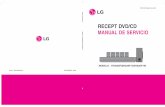 MANUAL DE SERVICIO RECEPT DVD/CD MANUAL DE SERVICIO
