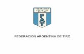 FEDERACION ARGENTINA DE TIRO