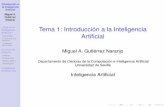 Tema 1: Introducción a la Inteligencia Artificial