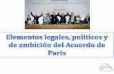 I. Caracterización legal del Acuerdo de París