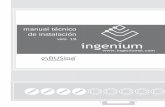 manual técnico de instalación - ingeniumsl.com