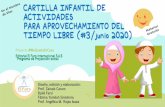 CARTILLA INFANTIL DE ACTIVIDADES PARA APROVECHAMIENTO DEL ...