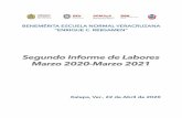 Segundo informe de gestión - BENV – Normal Veracruzana