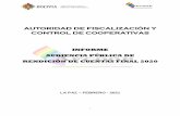 AUTORIDAD DE FISCALIZACIÓN Y CONTROL DE COOPERATIVAS