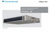 Aire acondicionado Datos técnicos FDA-A
