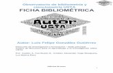 Observatorio de bibliometría y cienciometría USTA FICHA ...