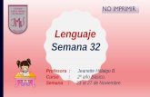 Lenguaje Semana 32 - Colegio Manso de Velasco