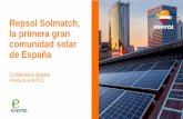 Repsol Solmatch, la primera gran comunidad solar de España