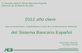 2012 año clave - Asociación Española de Banca