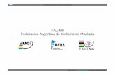 FACiMo Federación Argentina de Ciclismo de Montaña