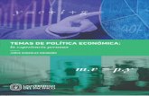 Temas de política económica : la experiencia peruana