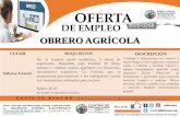 DE EMPLEO OBRERO AGRÍCOLA - Walo Radio