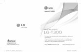Guía del usuario LG-T300