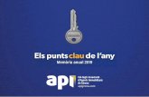 Els punts clau de l’any - API Girona