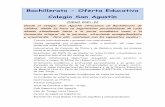 Bachillerato - Oferta Educativa Colegio San Agustín