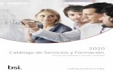 2020 Catálogo de Servicios y Formación.