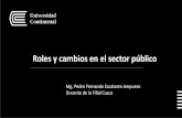 Roles y cambios en el sector público - CORE