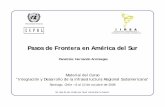 Pasos de Frontera en América del Sur