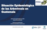 Situación Epidemiológica de las Arbovirosis en Guatemala