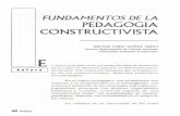 FUNDAMENTOS DELA PEDAGOGIA CONSTRUCTIVISTA