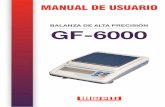 BALANZA DE ALTA PRECISIÓN GF-6000 - Moretti