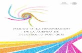 México en la negociación de la agenda de desarrollo post-2015