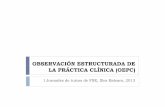 OBSERVACIÓN ESTRUCTURADA DE LA PRÁCTICA CLÍNICA (OEPC