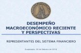 DESEMPEÑO MACROECONÓMICO RECIENTE Y ... - Banco de …