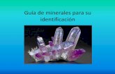 Guía de minerales para su identificación
