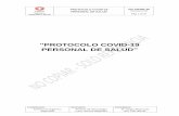 PROTOCOLO COVID-19 PERSONAL DE SALUD