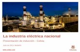 La industria eléctrica nacional