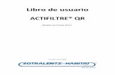 Libro de usuario ACTIFILTRE® QR