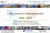 Líder Control y Automatización 1993 - 2017