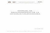 MANUAL DE PROCEDIMIENTO DE LA OFICIALIA CALIFICADORA