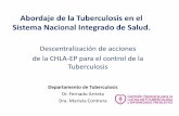 Abordaje de la Tuberculosis en el Sistema Nacional ...