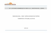 MANUAL DE ORGANIZACIÓN OBRAS PUBLICAS