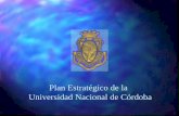 Plan Estratégico de la Universidad Nacional de Córdoba