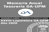 Memoria Anual Tesorería DA-UPM