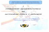 I CONGRESO INTERNACIONAL DE ACTIVIDAD FÍSICA Y DEPORTE