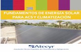 Fundamentos de Energía Solar para ACS y Climatización