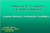 Seminario de Transporte y Cambio Climático